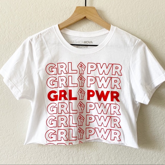 FASHION NOVA Girl Power cropped tee - Picture 2 of 5